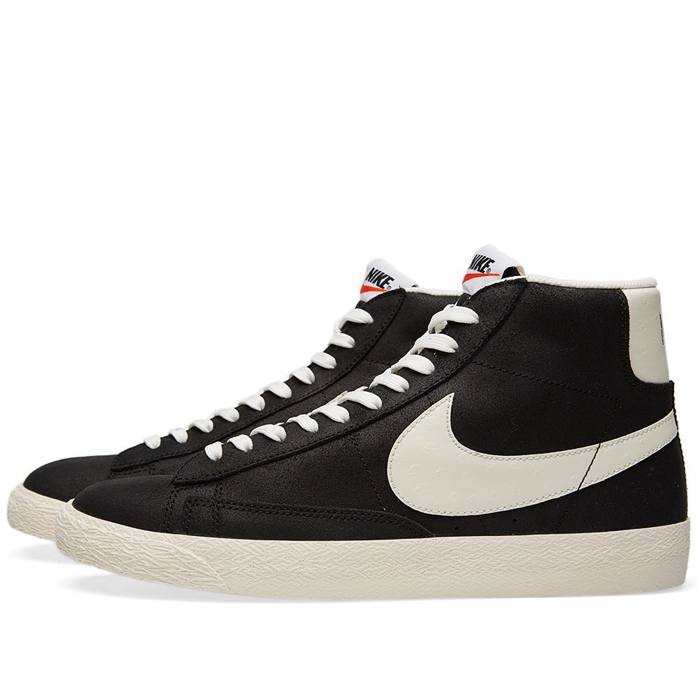 nike blazer mid prm black