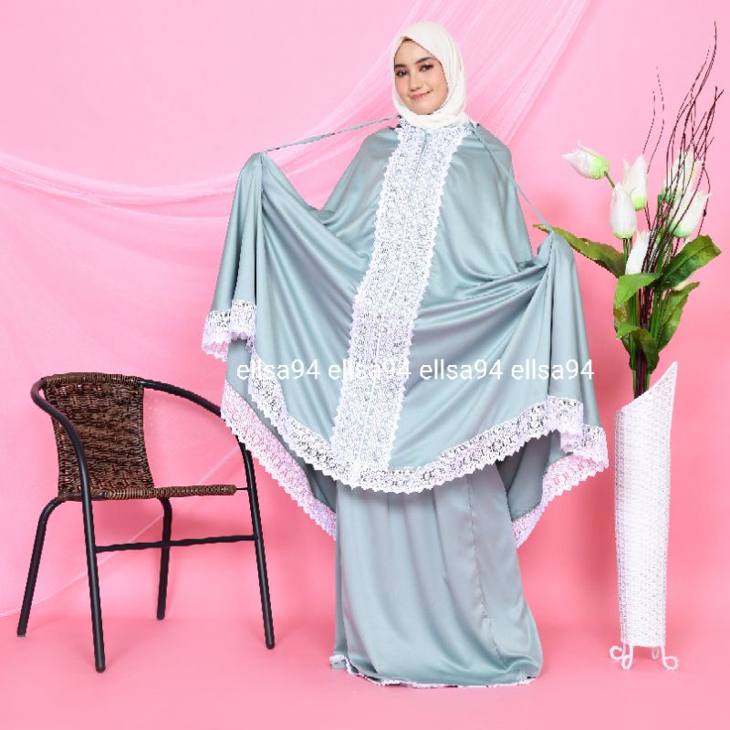 Prayer Gown ANDIN Prayer Gown 2 IN 1 PREMIUM Prayer Gown Silk Prayer