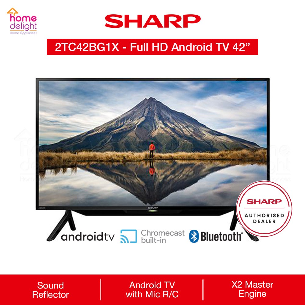 Sharp Full HD Android LED TV 42" READY) [ 2TC42BG1X \ 2TC42BG1X ] Shopee Malaysia
