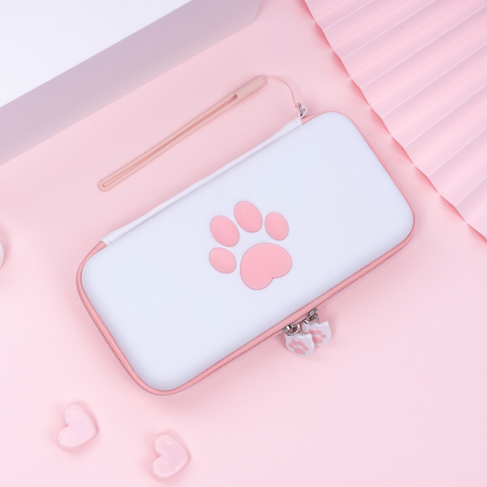 Cute Paw Travel Carrying Case Compatible With Nintendo Switch Lite Games Hard Shell Portable Storage Bag For Switch Lite Shopee Malaysia