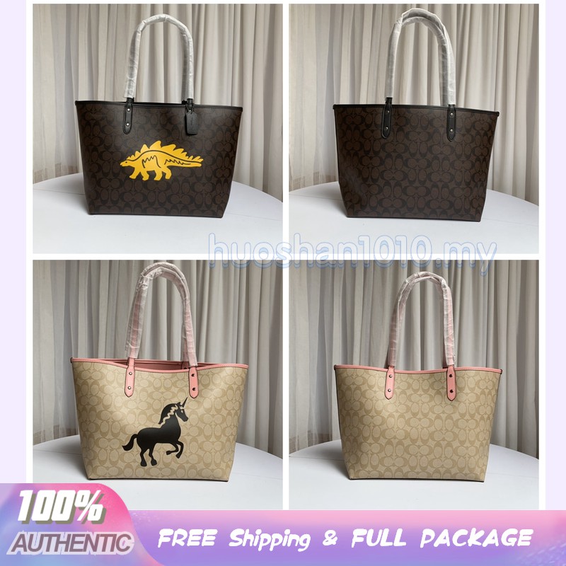 coach dinosaur tote bag