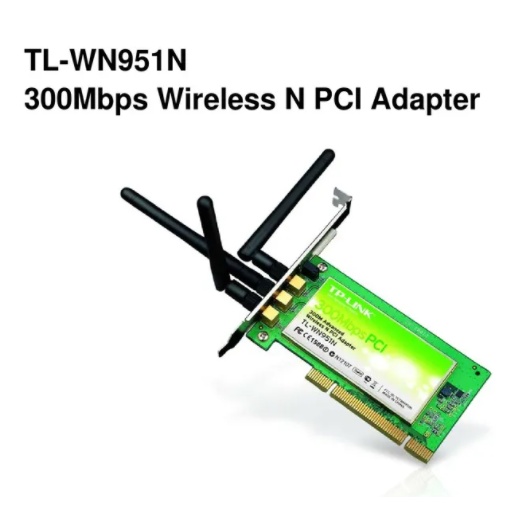 TP Link TL-WN951N v1 300Mpbs Wireless N PCI Adapter | Used | Shopee ...