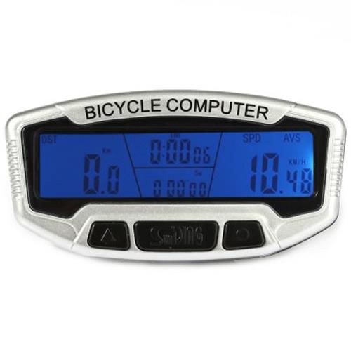 CYCLING ODOMETER SPEEDOMETER WITH LCD BACKLIGHT (WHITE) Shopee Malaysia