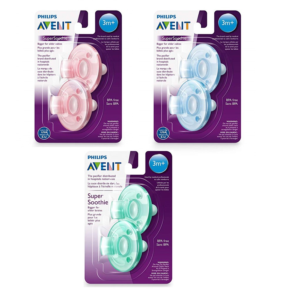 philips avent soothie pacifier 3m 