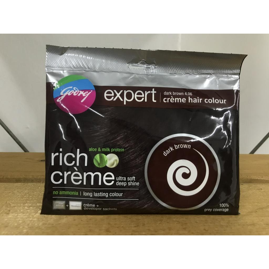 Expert Rich Creme Hair Colour Godrej (Dark Brown) 20ml | Shopee Malaysia