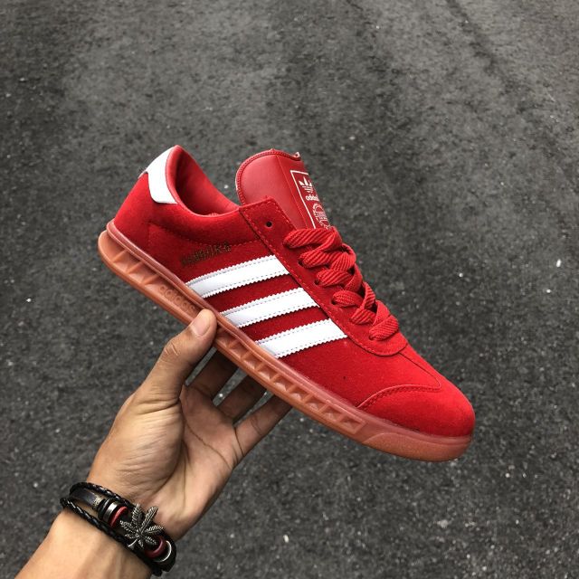 adidas hamburg mens red