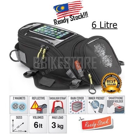 Motorbike Tank Bag Strong Magnet Slanting Single Shoulder Bag  Waterproof M