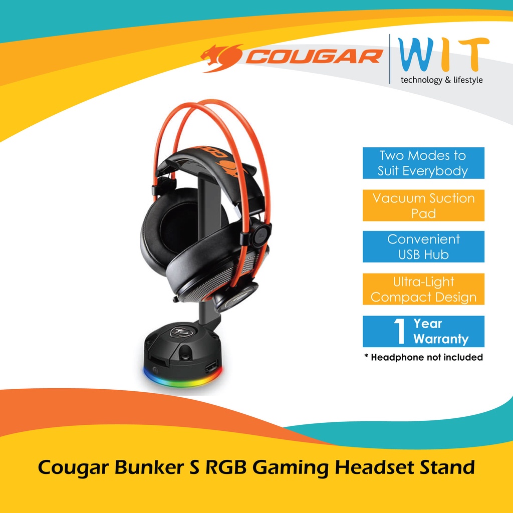 Cougar Bunker S RGB Gaming Headset Stand