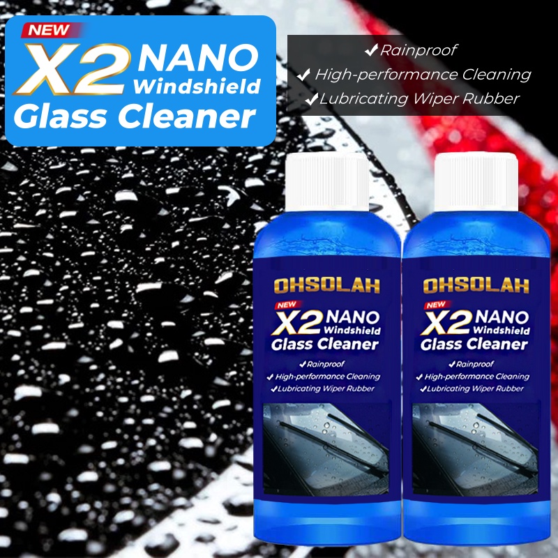 【Ready Stock】Nano Windshield Cleaner 60ml - [100% ORIGINAL] OHSOLAH X2 Glass Cleaner Car Wiper MELINDUNG CERMIN KERETA