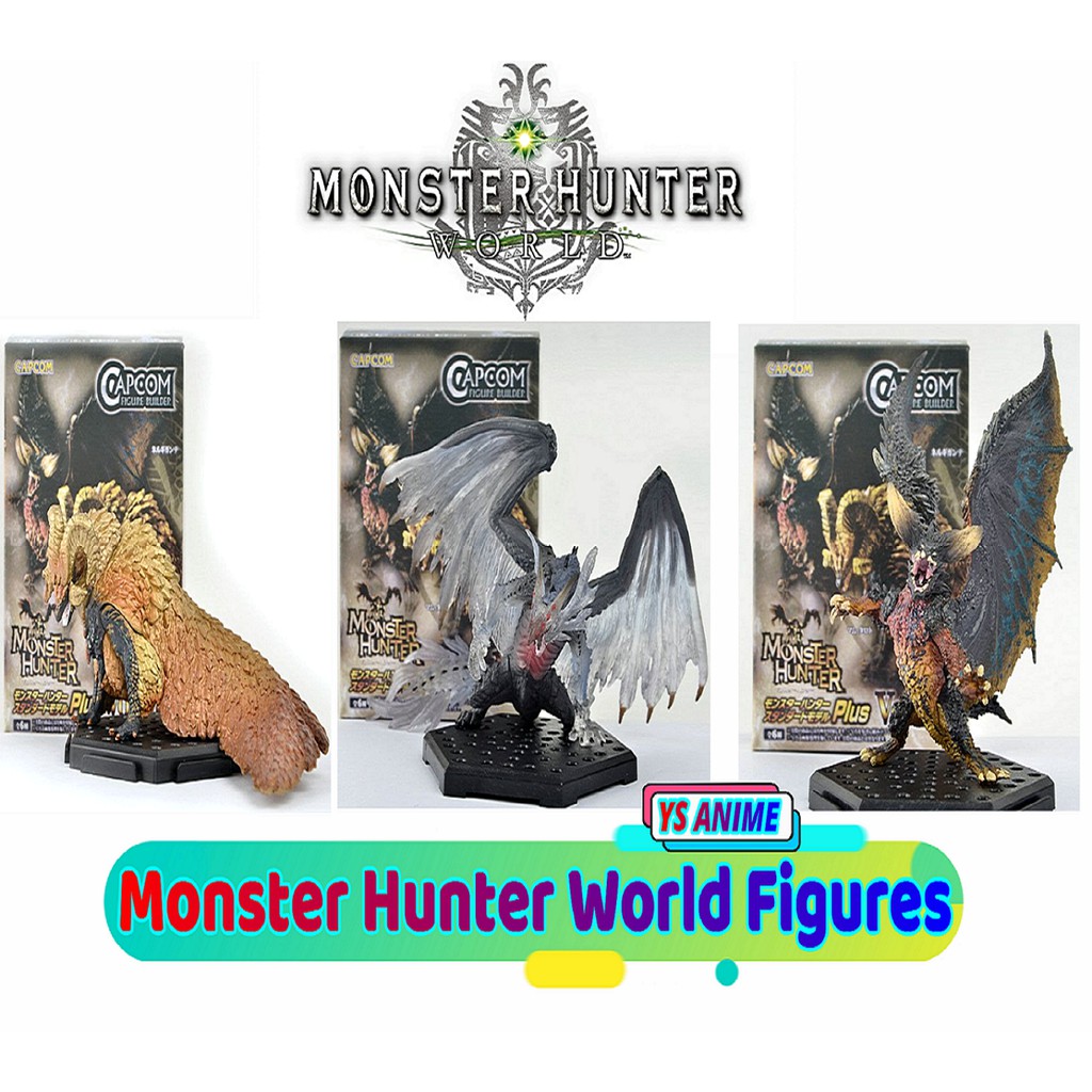 [Ready Stock] Monster Hunter World Action Figure(Xenojiva, Nergigante,Teostra,Lunastra,Kushala Daora,Kulve Taroth)怪物猎人模型