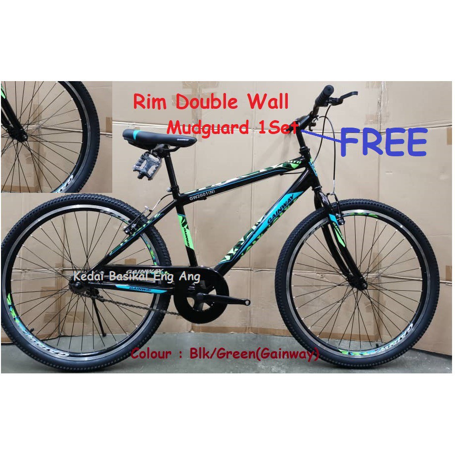 FREE MUDGUARD ASOGO GAINWAY FORZA Basikal Biasa  ASOGO 26 