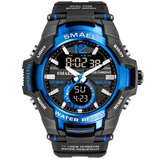 Smael Manner Uhren Mode Sport Super Cool Quarz Led Digital Uhr 50m Wasserdichte Armbanduhr Herren Uhr Shopee Malaysia