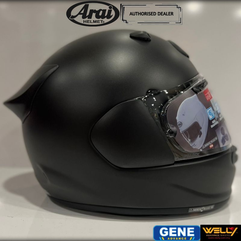 Casque Moto Arai Quantic - Taille M (57-58 Cm) - Noir Mat - Homologation Route - Casque Integral Jet