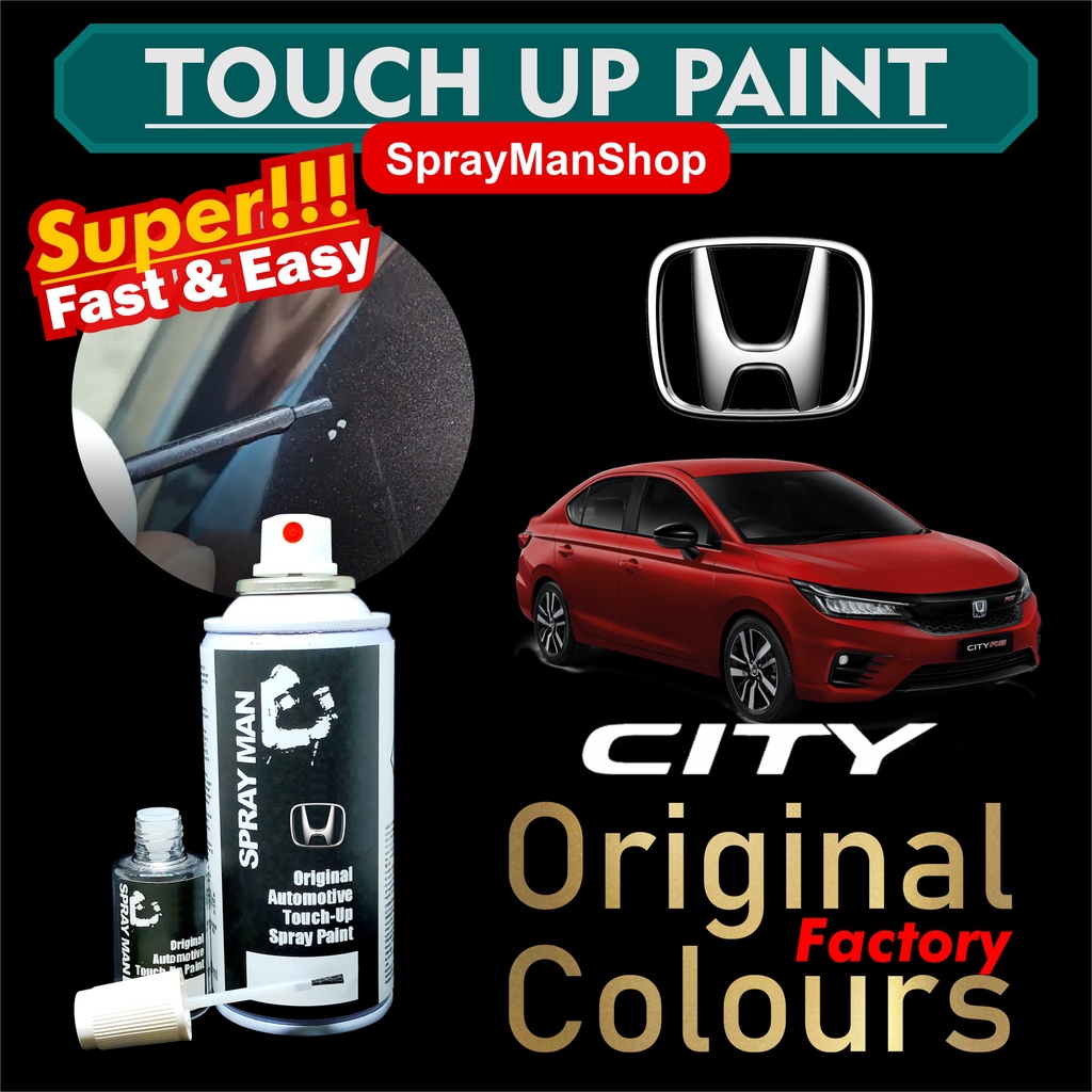 Touch Up Paint Honda City 4in1 Original Factory Colours Car Paint