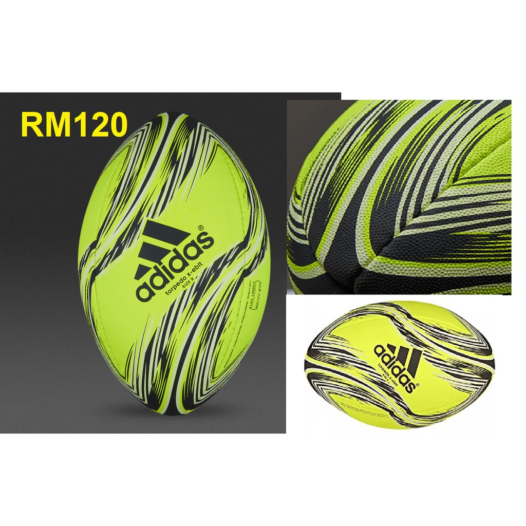 (WORLD NO 1) (READY STOCK) ADIDAS Rugby Ball ( Bola Ragbi ) (SD) RM120