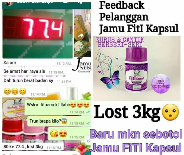 Jamu Fiti Kapsul By Jamu Nenek Shopee Malaysia