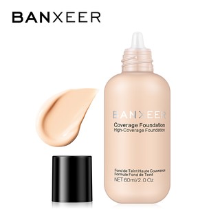Image of BANXEER 60 ML Natural Full Coverage Soft Oil control Waterproof Liquid Foundation