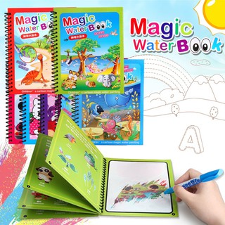  magic water drawing colouring book kids toddler coloring 