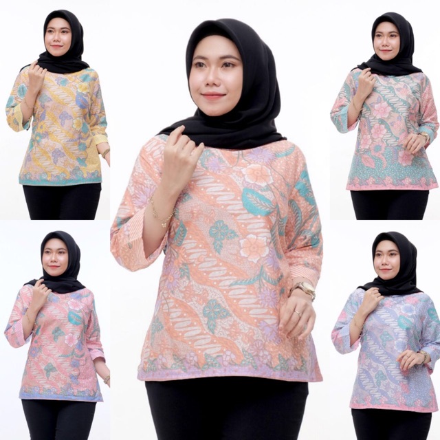 Buy Womenu0027s Batik Blouse Tops Blouse Batik Soft Pastel Batik 