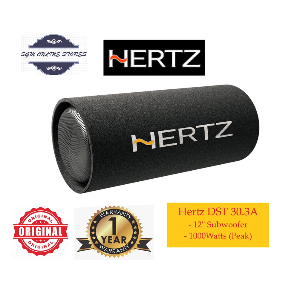 Hertz DST 30.3A 12inch Reflex Tube SubBox 300mm 4 OHM / Bass Tubes