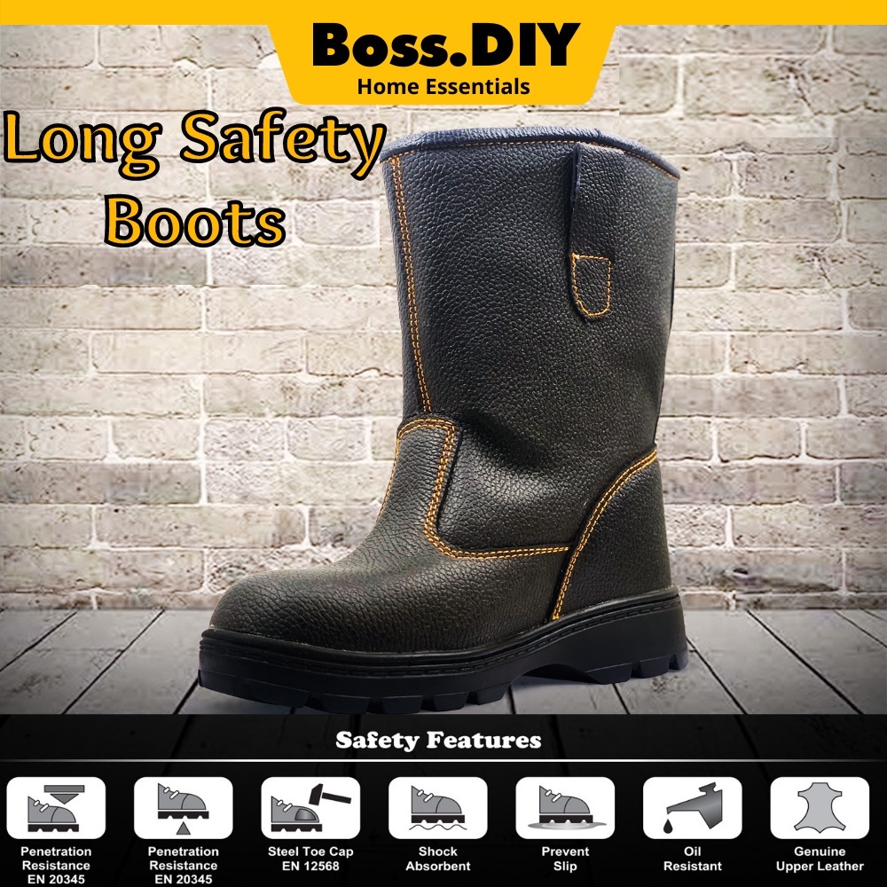 low cut pull on work boots