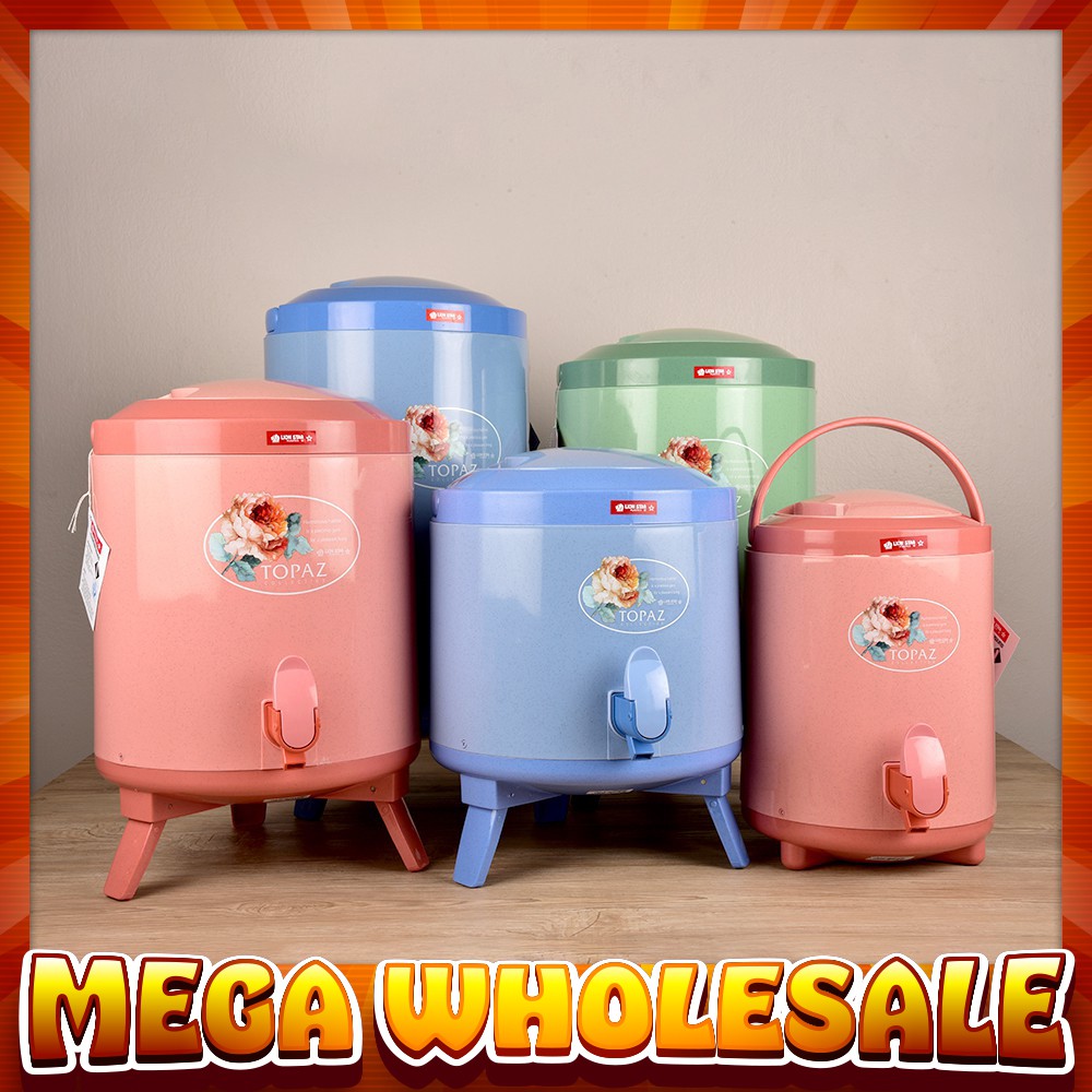 Hot Cold 6L Thermos Water Barrel Beverage Dispenser Cans Bottles Drink