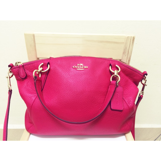 coach pink crossbody