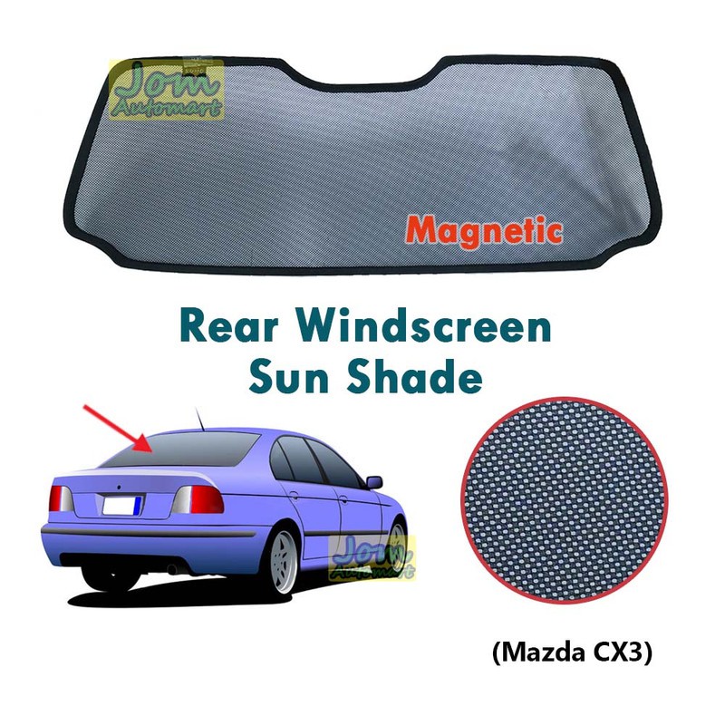 Rear Windscreen Sun Shade Mazda CX3 Shopee Malaysia