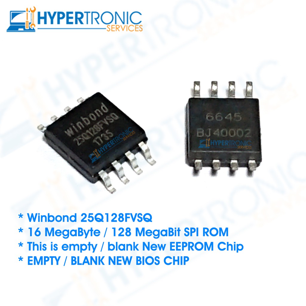 Winbond 25Q128 25Q128FV 25Q128FVSQ 3.3v Blank SPI Chip Blank Bios Chip ...