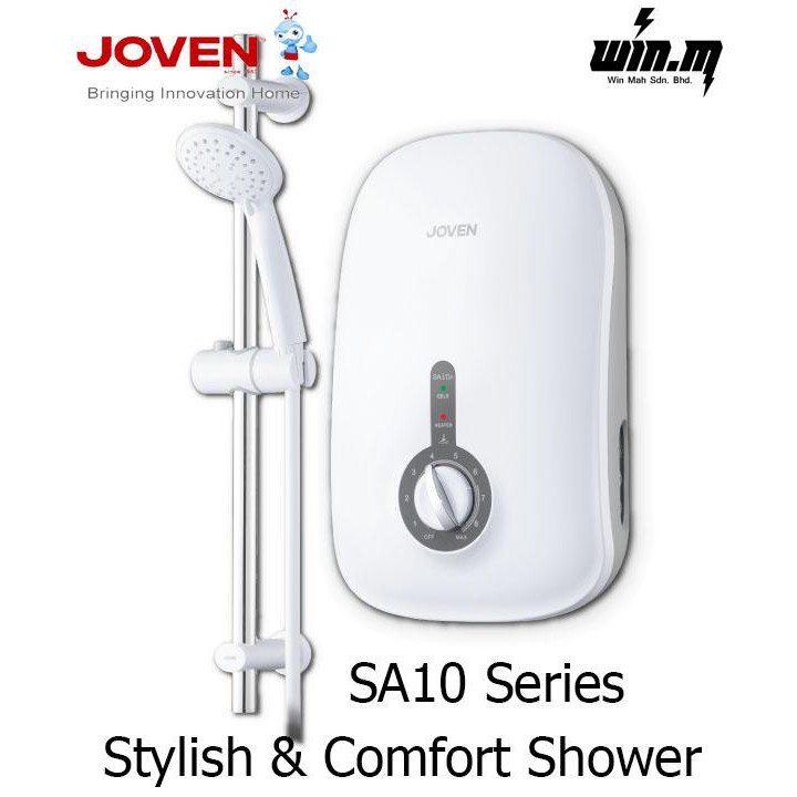 Joven Instant Water Heater Without Pump SA10E Mandi Air Panas baru Quality brand Suitable for all type of bathroom