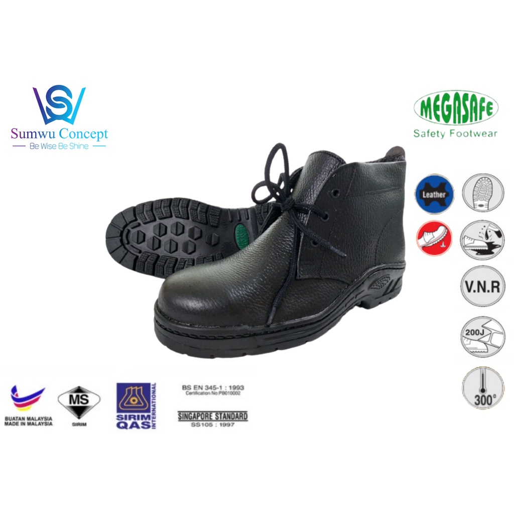 MEGASAFE Safety Shoes Model 881 MADE IN MALAYSIA Shopee Malaysia