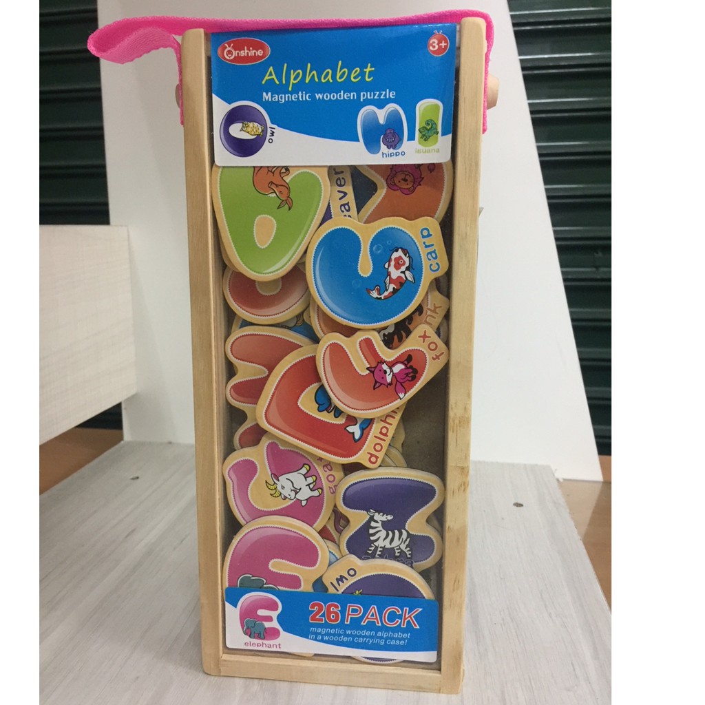 magnetic wooden puzzle