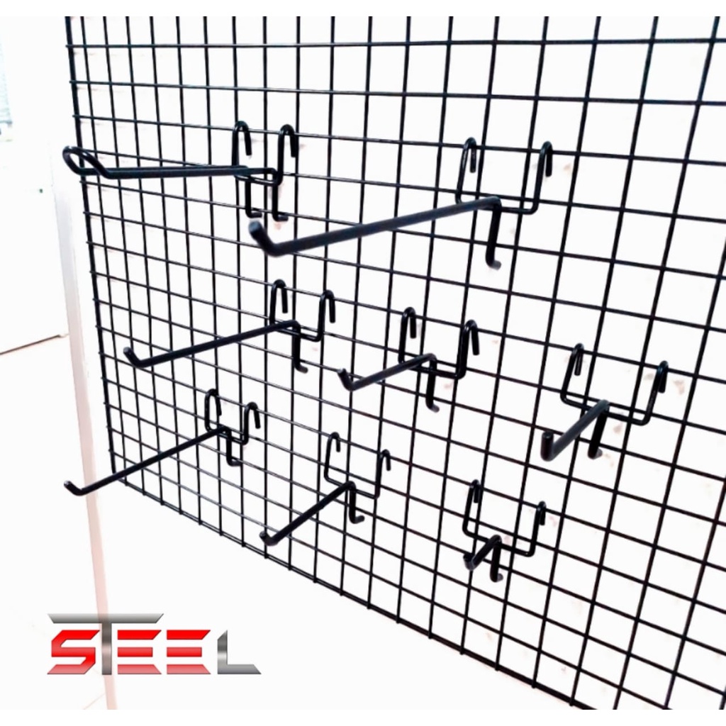 STEEL Concept Ready Stock Wire Mesh Hook Netting Hook Display Hanging