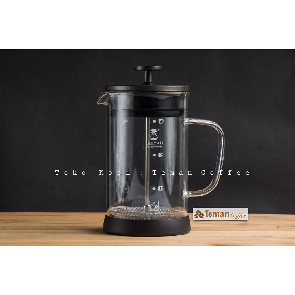 (Timemore)600ML French Press Dual Filter Mesh Filter Shopee Malaysia