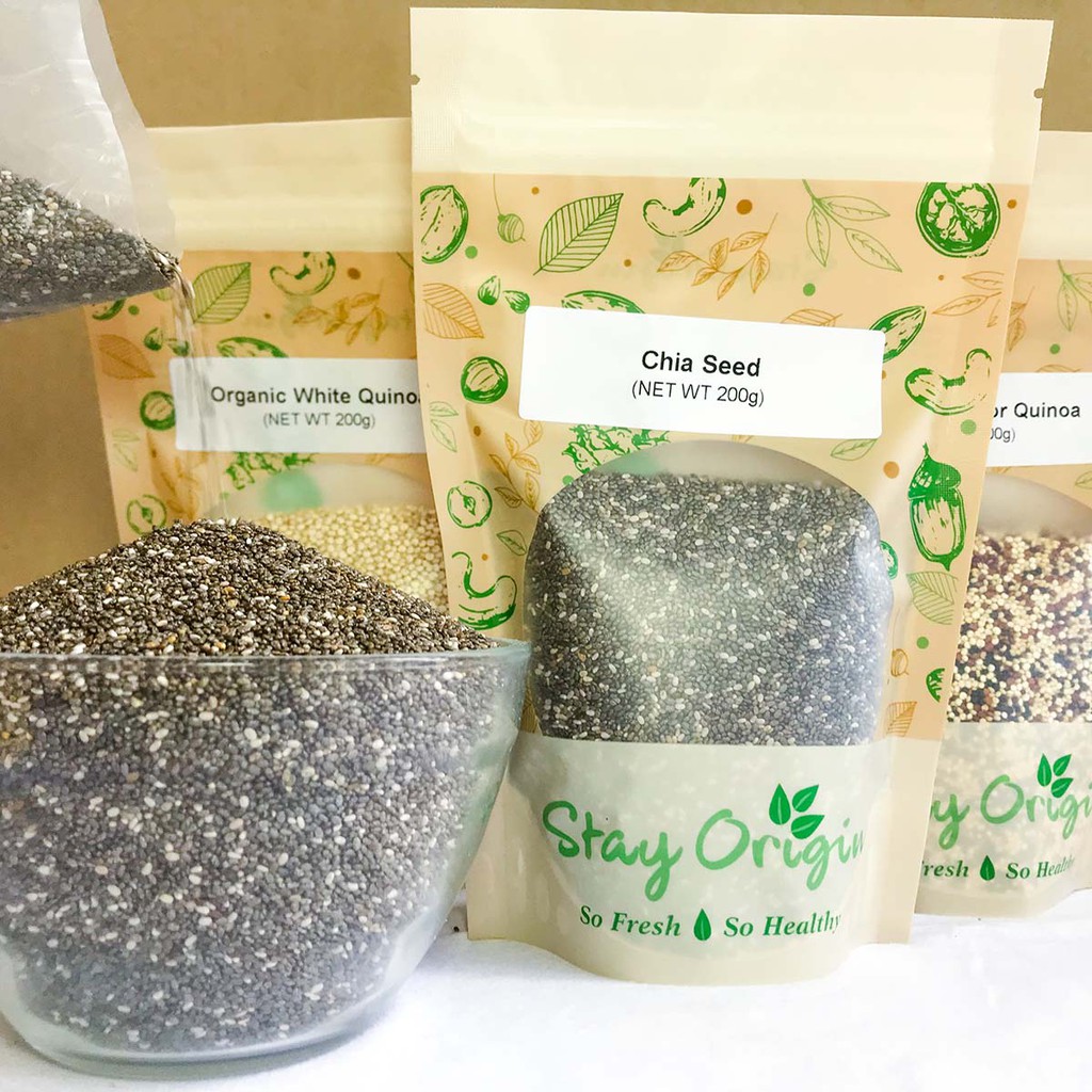 Stay Origin Organic Chia Seed 200g Healthy Gluten Free ...