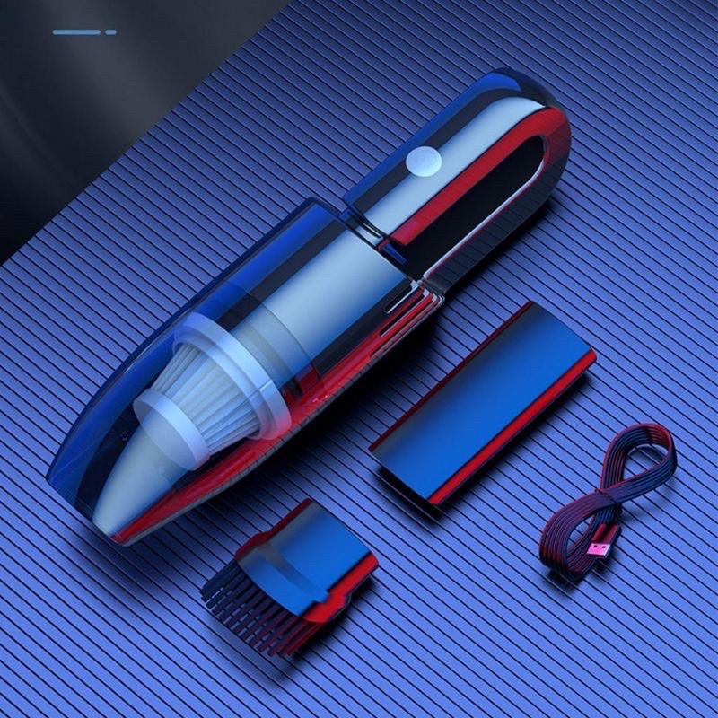 Portable 6000pa 120W Car Vacuum Cleaner Wet & Dry Dual Use Handheld Vacuum Cleaner