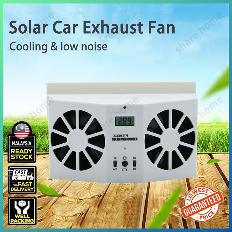 Car Fan Solar Air Cooler Vehicle Ventilation Exhaust Car Exhaust 