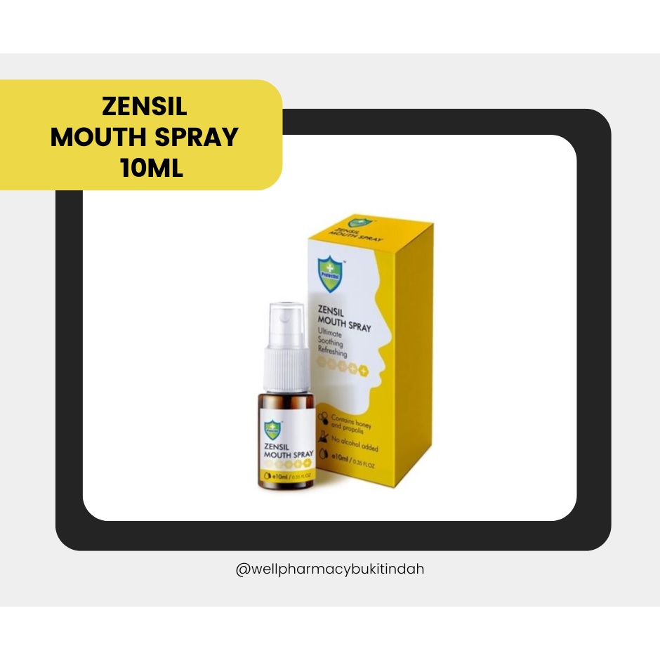 [READY STOCK] ZENSIL MOUTH SPRAY 10ML THROAT CARE Shopee Malaysia