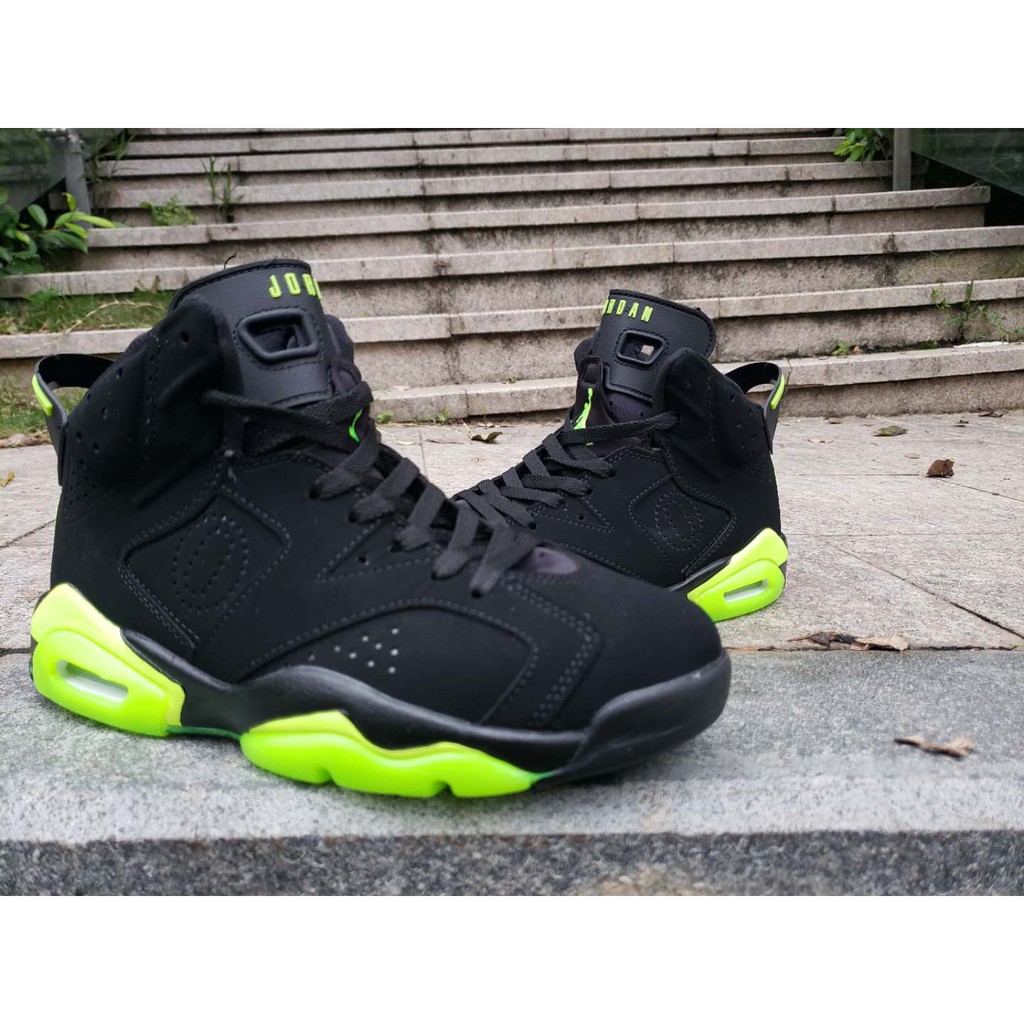 jordan 6 black green