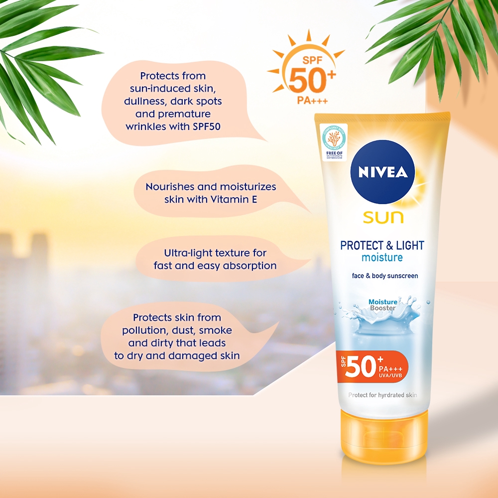 nivea face and body sunscreen