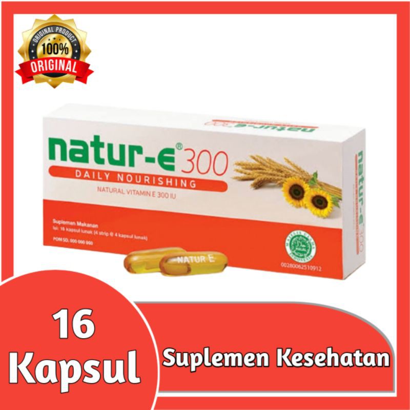 Buy Natur E Daily Nourishing 300 Iu Fill 16 Soft Capsules Seetracker Malaysia