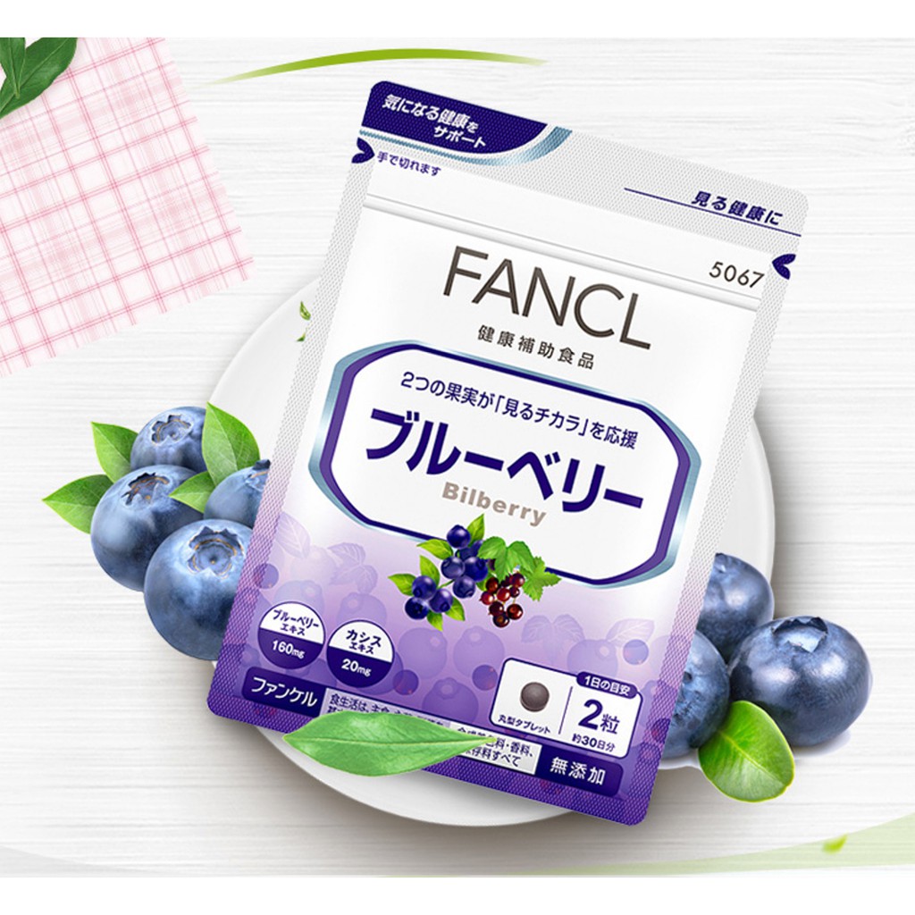 Fancl Blueberry Eye Care 30days Shopee Malaysia