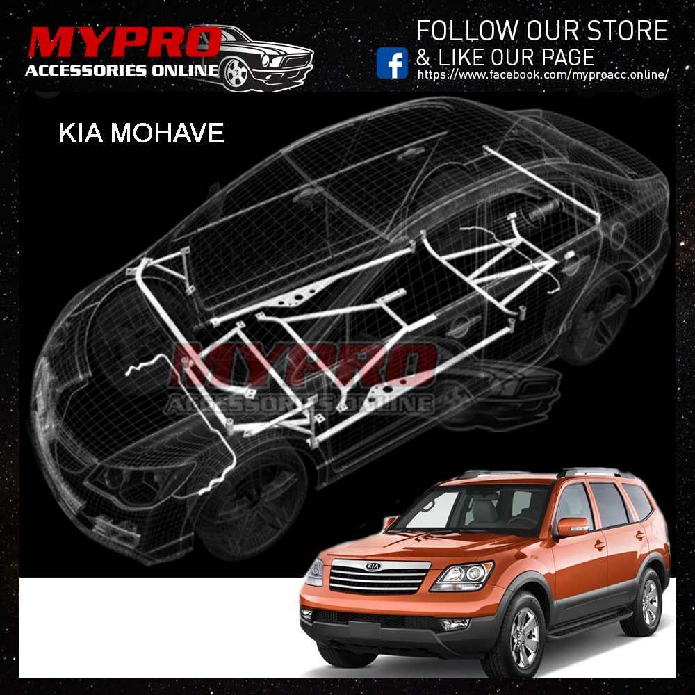 KIA MOHAVE  '09,'19 (4WD) 100%Original Ultra Racing Bar (FUII SET Ultra  Racing BAR) | Shopee Malaysia