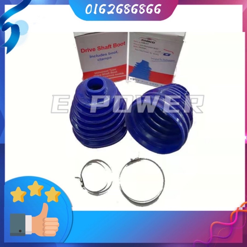 UNIVERSAL 4X4 SILICONE DRIVE SHAFT BOOT COVER HILUX NAVARA RANGER TRITON D-MAX FIGHTER PAJERO AMIKO BLUE STORM