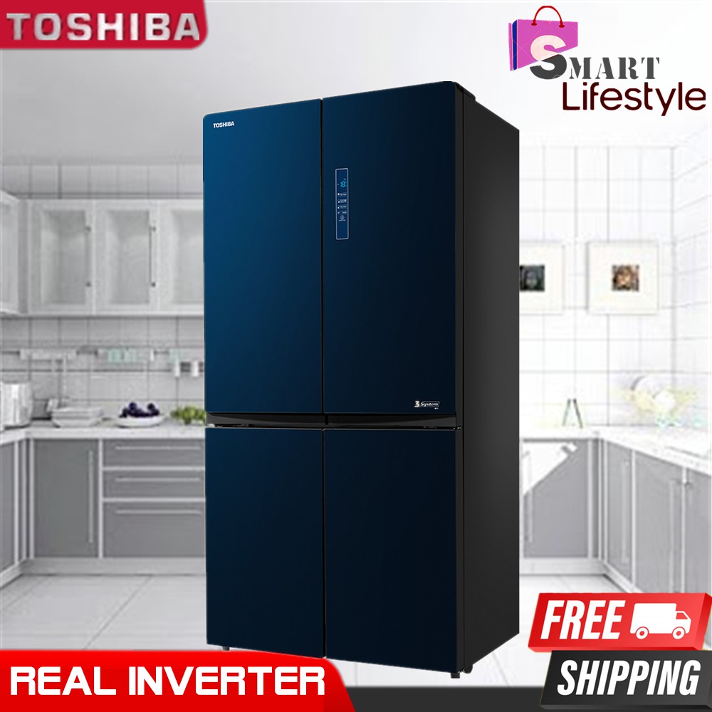 【FREE SHIPPING】TOSHIBA 840L MULTIDOOR DUAL INVERTER REFRIGERATOR GR