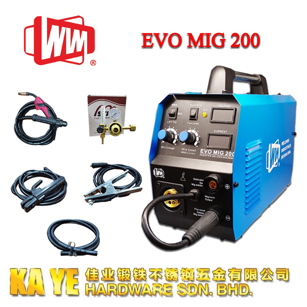 WIM EVO MIG 200 SG MIG WELDING MACHINE Shopee Malaysia