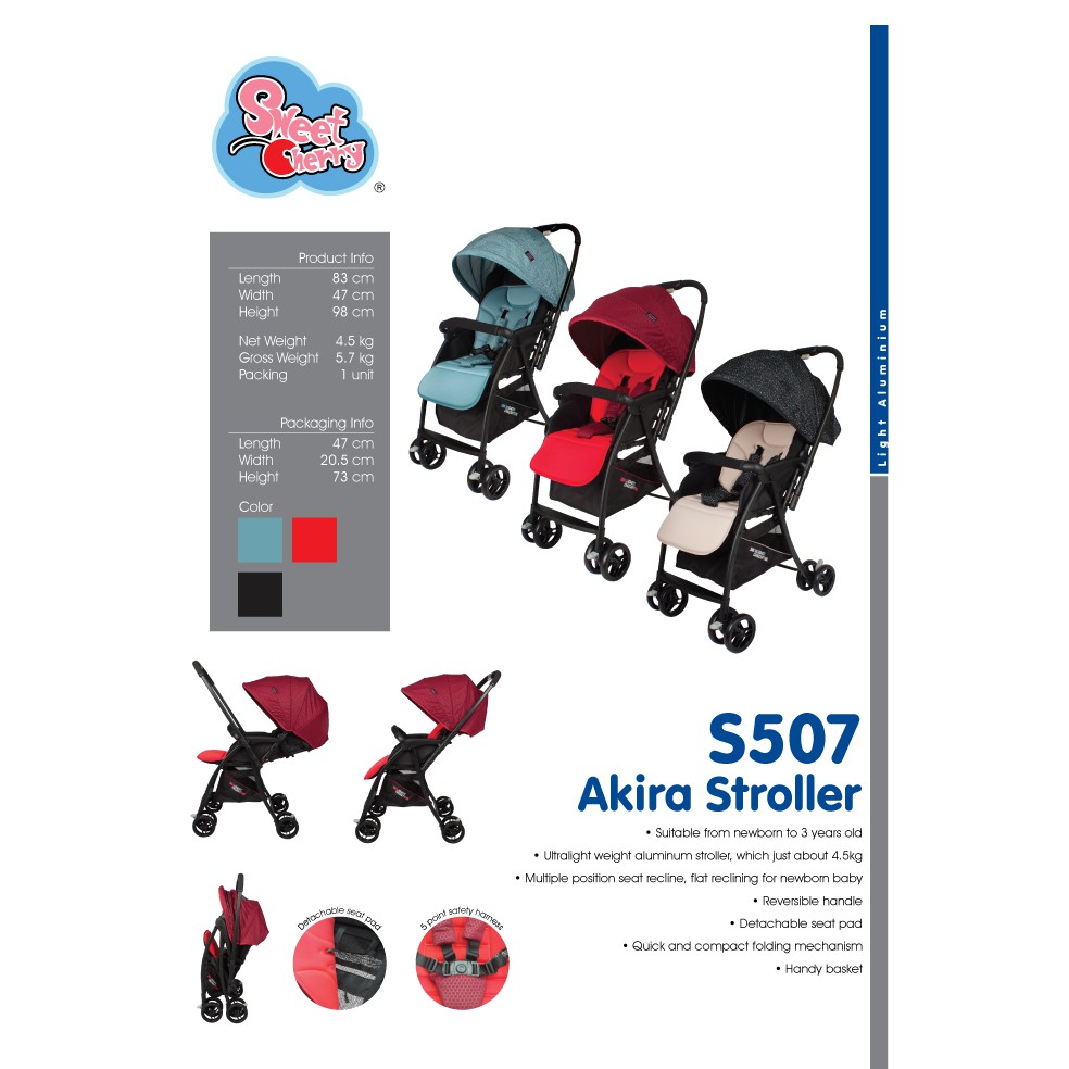 sweet cherry s507 akira stroller