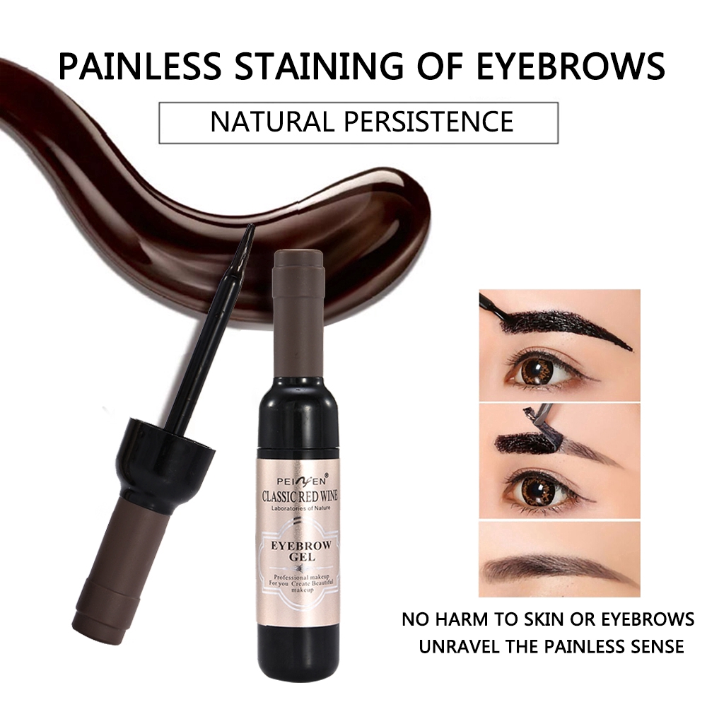 Must Durable New Eyebrow Tattoo Shadow Black Coffee Gray Peel Off Waterproof Lasting Dye Quality - Image 2