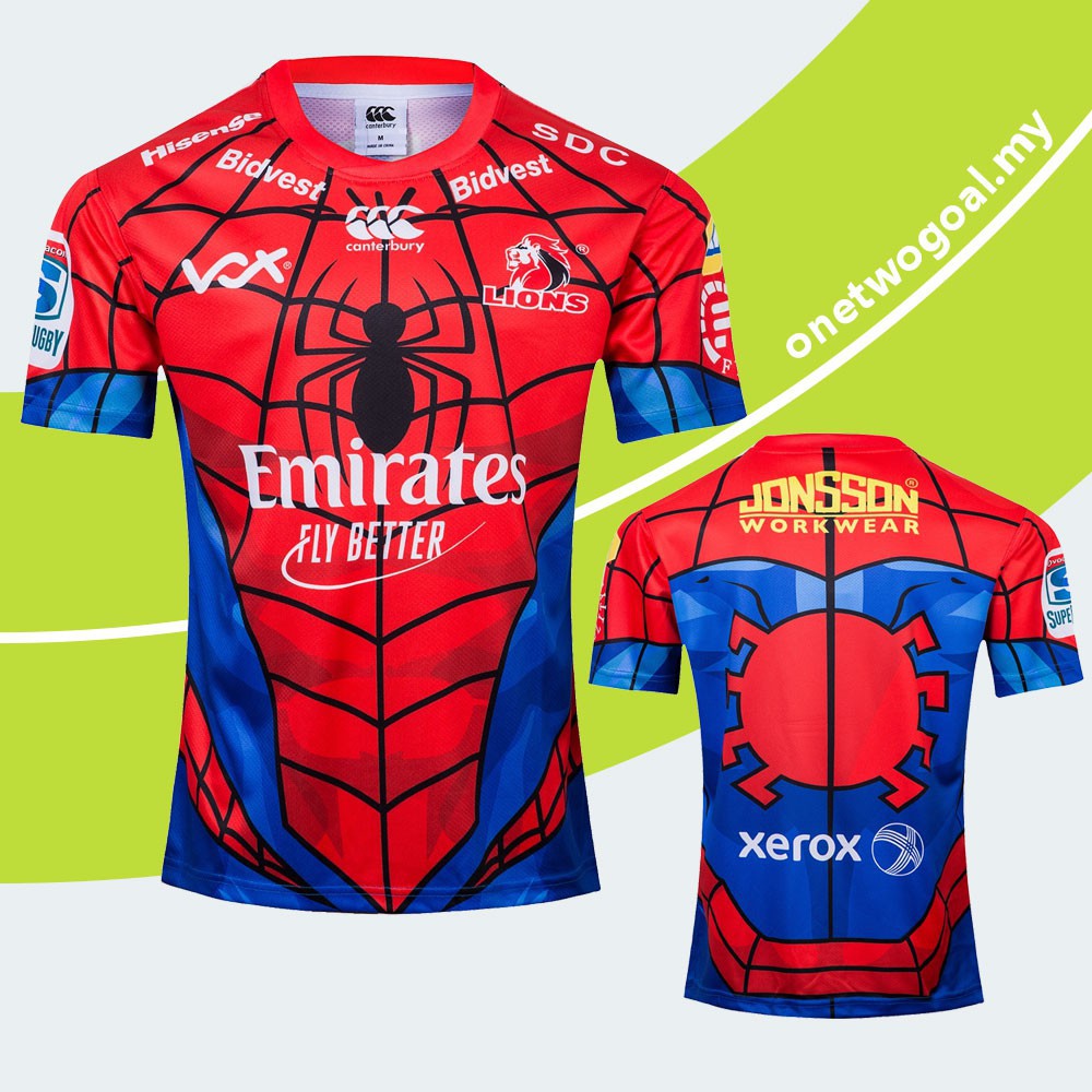 lions spiderman jersey 2020