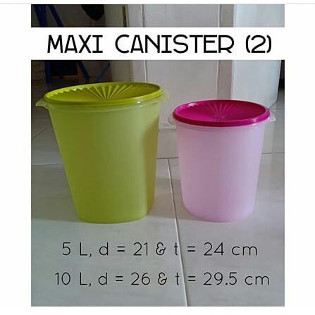 Tupperware maxi canister